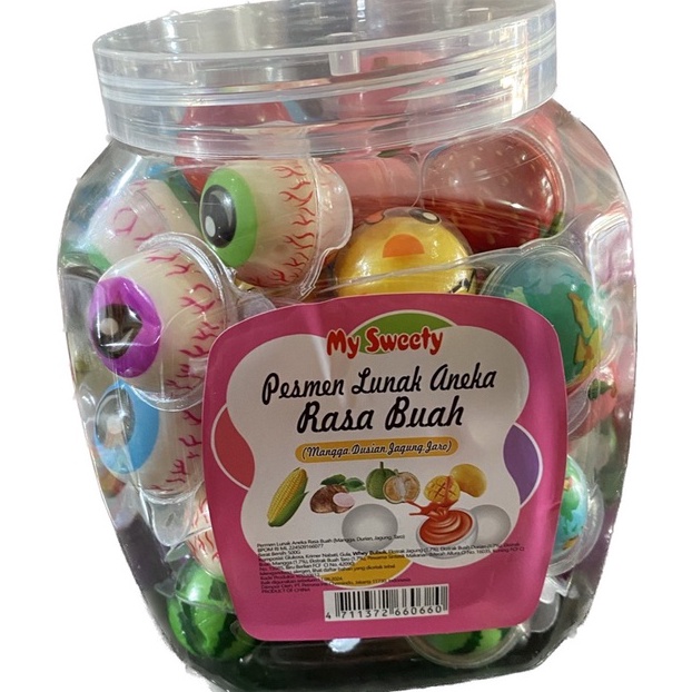 

Promo Terbatas PERMEN BOLA LUNAK JELLY ISI 50 PCS