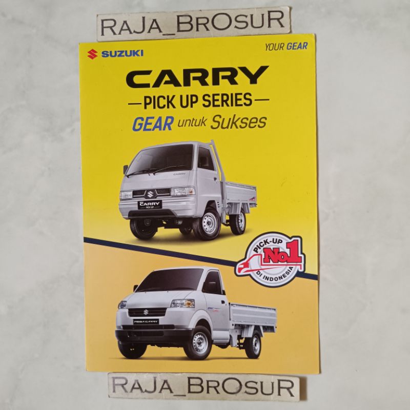 Poster brosur katalog leaflet Suzuki Carry Futura PickUp Pick Up/Mega Carry Xtra 2018