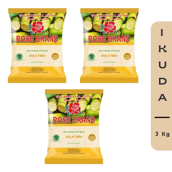 

✨Mall✨ (JATIM) PAKET Gula Rosebrand / Gulaku 3Kg murah