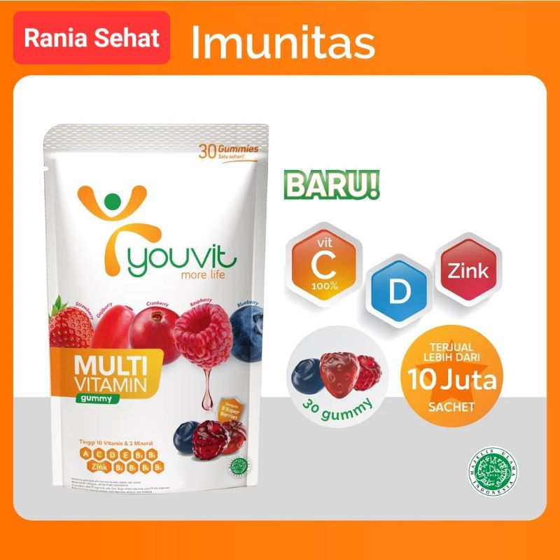 YOUVIT Multivitamin Gummy Dewasa isi 30