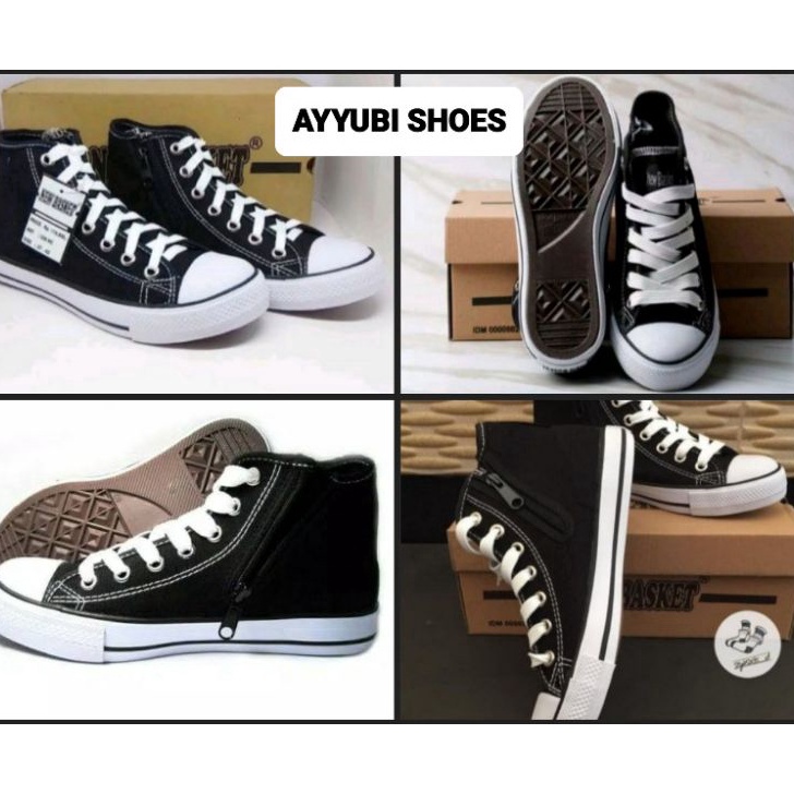 Diskon SEPATU NEW BASKET TINGGI ANAK SEKOLAH ORIGINAL.