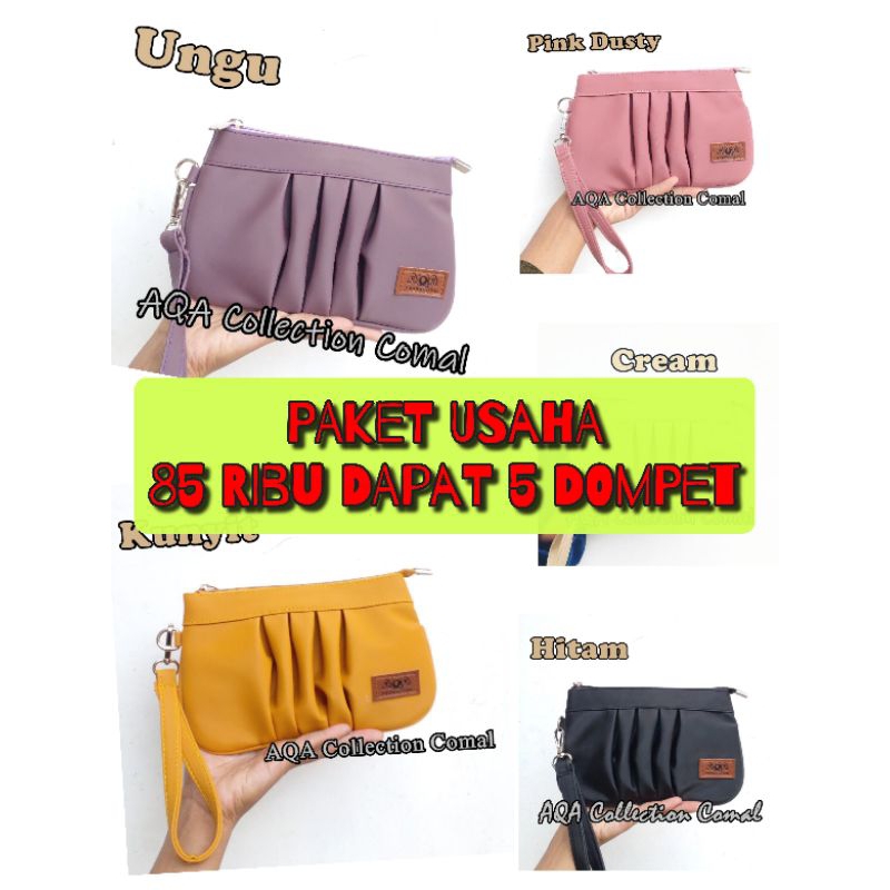 Dompet Hp Wanita , Paket Usaha 90Ribuan dapat 5 Dompet , Pouch wanita , Dompet Wanita - AQA COLLECTI