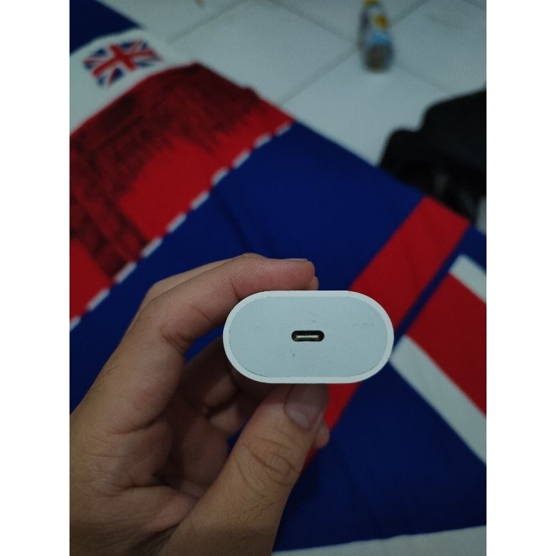 charger iphone original dan kabel ugreen