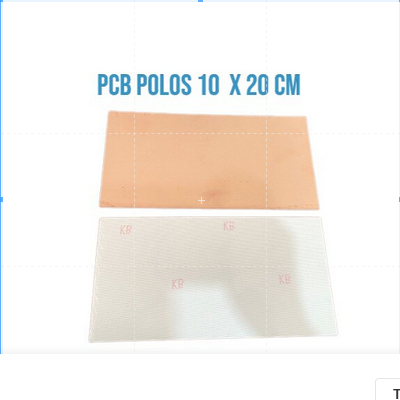 PAPAN PCB POLOS FIBER 10 X 20CM PCB POLOSAN PCB FIBER