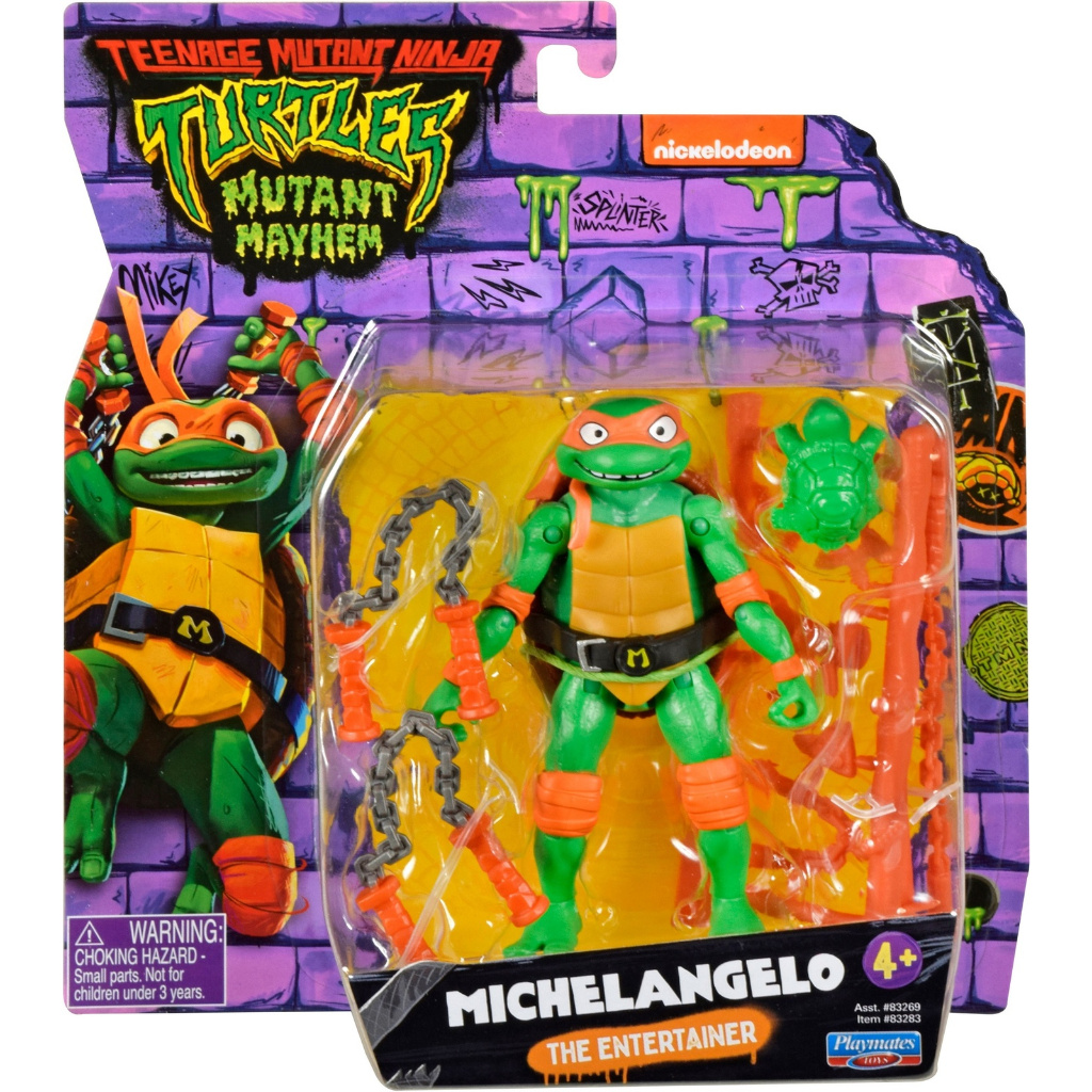 Playmates TMNT Mutant Mayhem Michaelangelo