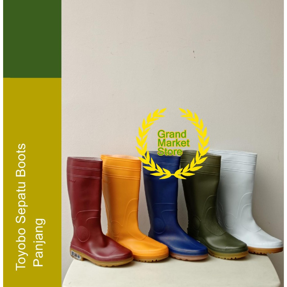 Toyobo Sepatu Boot Termurah Toyobo Panjang Sepatu Boots Pria Karet Sepatu Bot