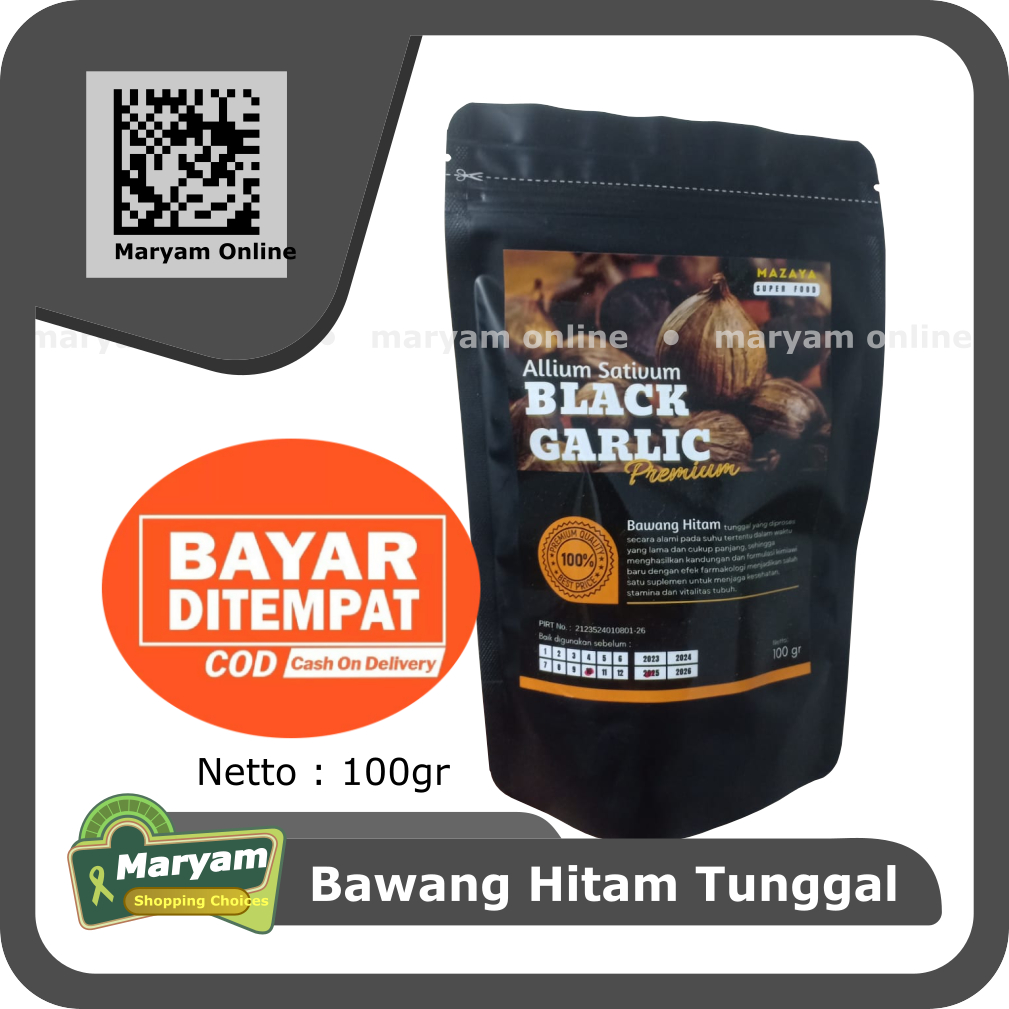 

Black Garlic Bawang Hitam Tunggal