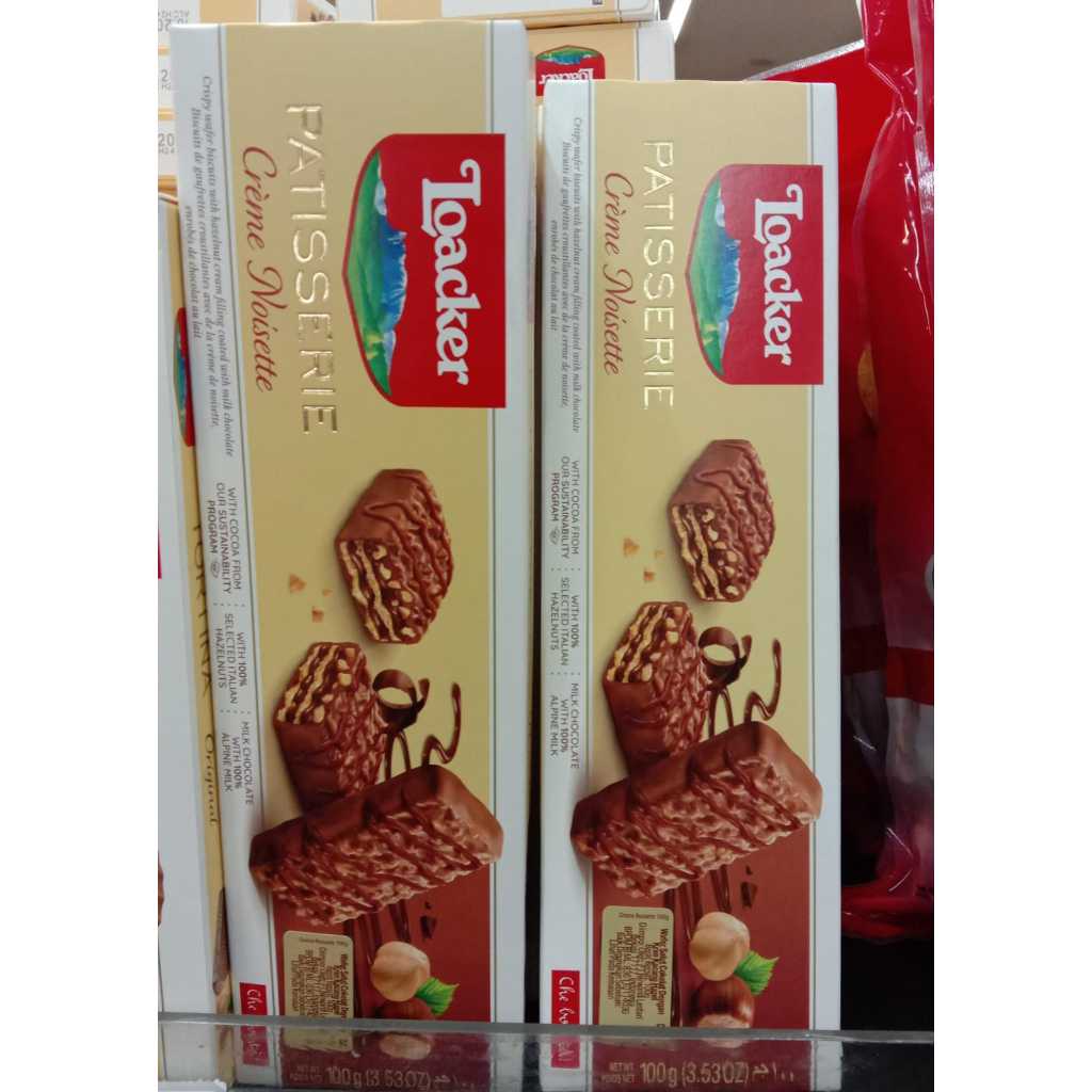 

Loacker patisserie creme noisette 100g