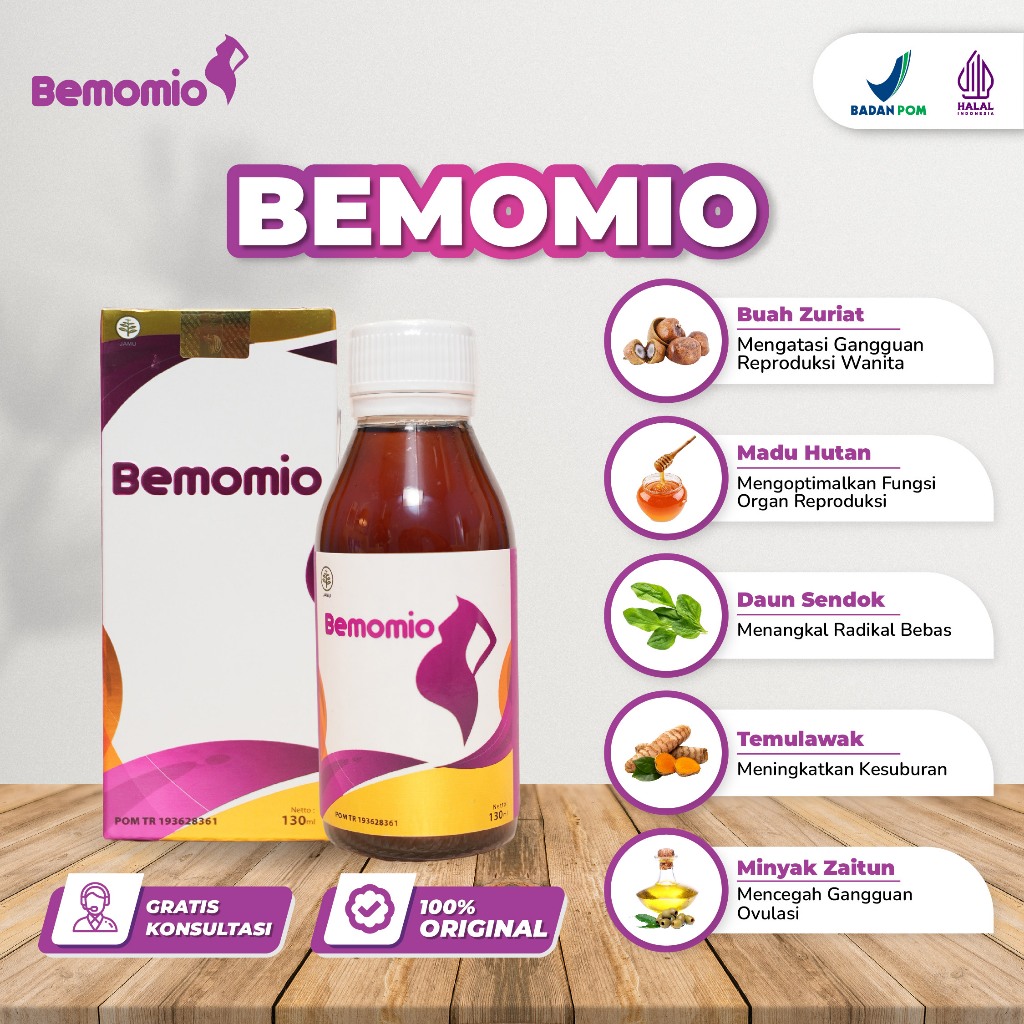 Bemomio Pendamping Promil Ampuh Suami Istri - 1 Botol