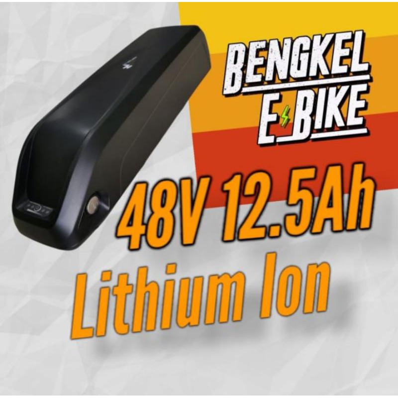 Battery Case Ebike Sepeda Listrik 48V 12.5Ah baterai lithium