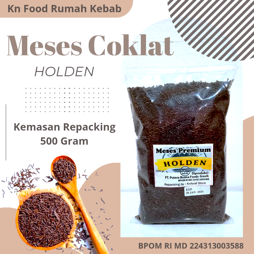 

CHOCOLATE MEISES Premium best kuality 500 gram - MESES COKLAT REPACK 500 GRAM.
