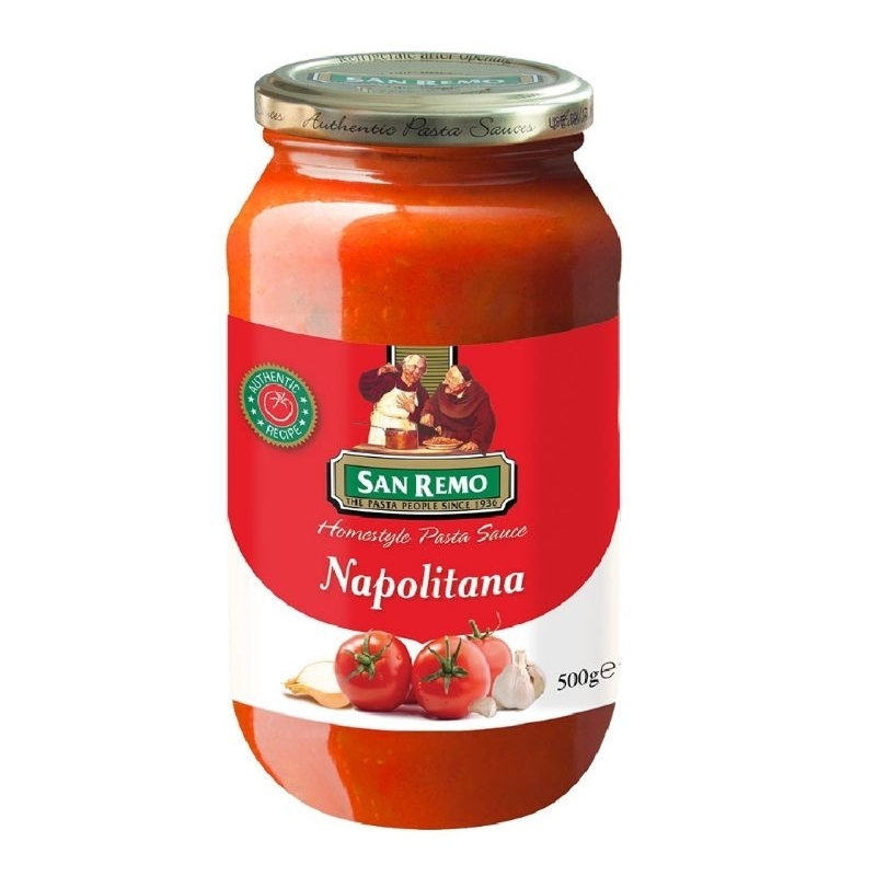 

San Remo Pasta Sauce Napolitana 500 gr Saus Pasta