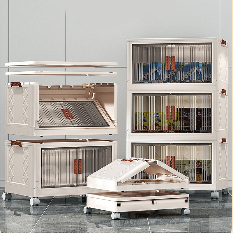 Starlight Container Box Lipat Lemari Susun Plastik Serbaguna Lemari Pakaian Lipat Box Baju Susun Sto