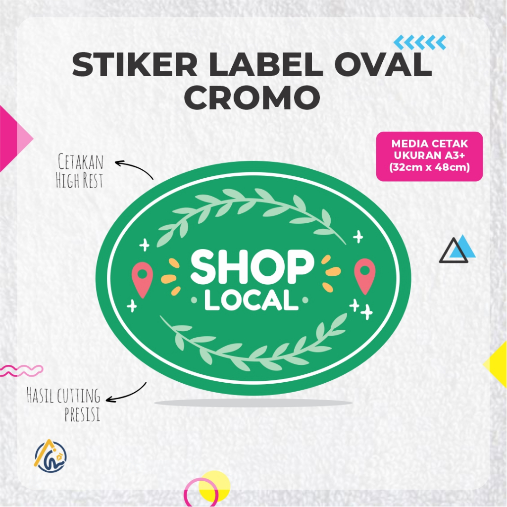 

STIKER KEMASAN OVAL/STIKER LABEL KEMASAN/STIKER PRODUK