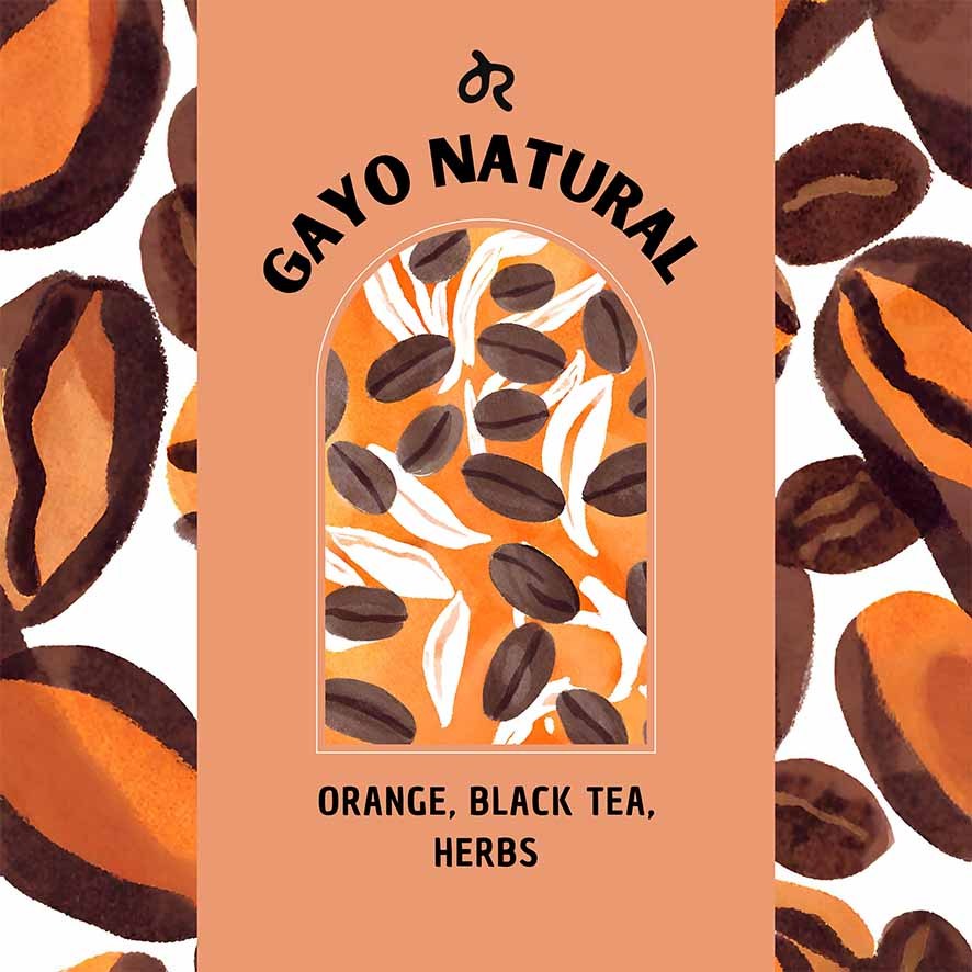 

BIJI KOPI SINGLE ORIGIN, ROASTED BEANS GAYO NATURAL - 200 gram