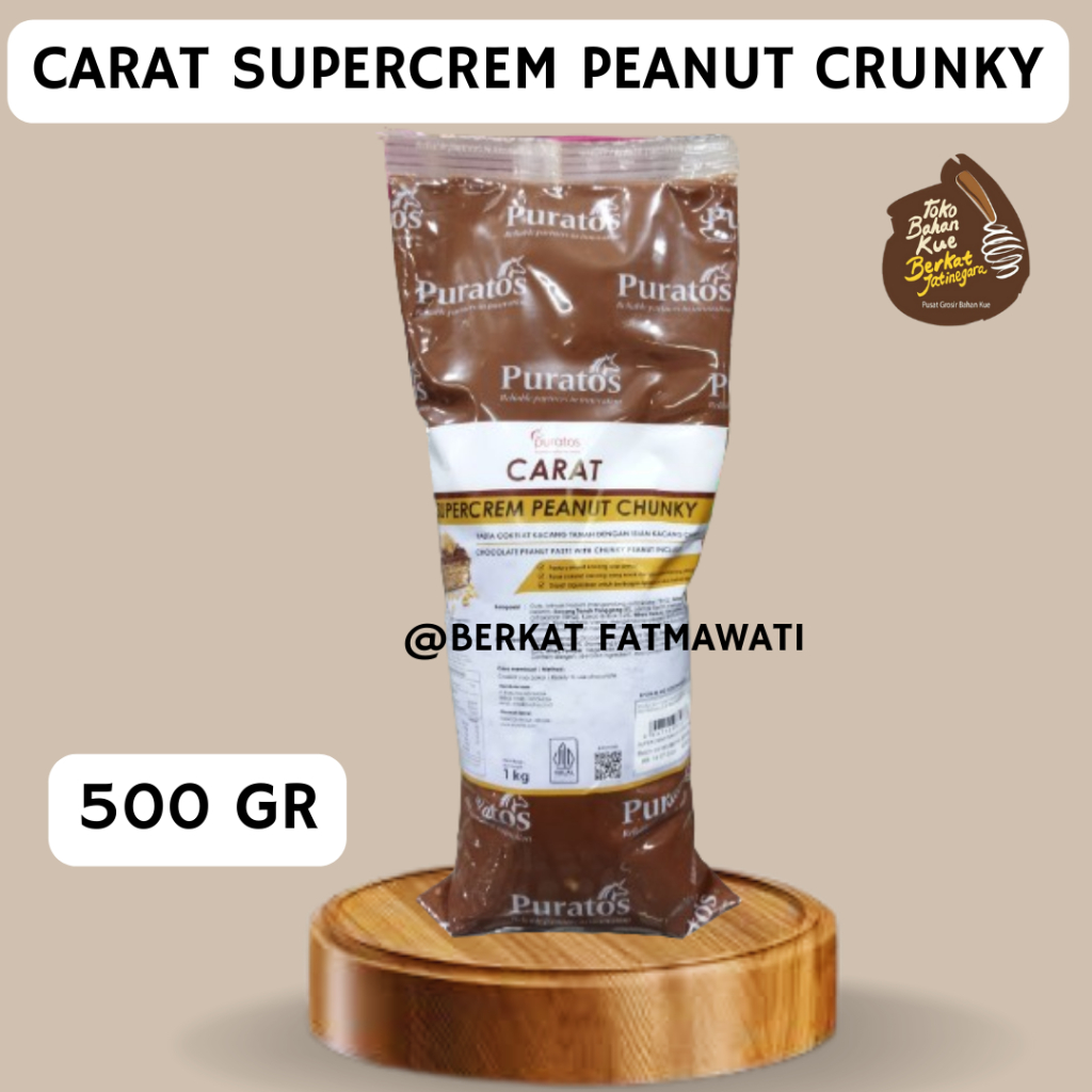 

CARAT SUPERCREM PEANUT CHUNKY 500 GR / SELAI PEANUT PURATOS