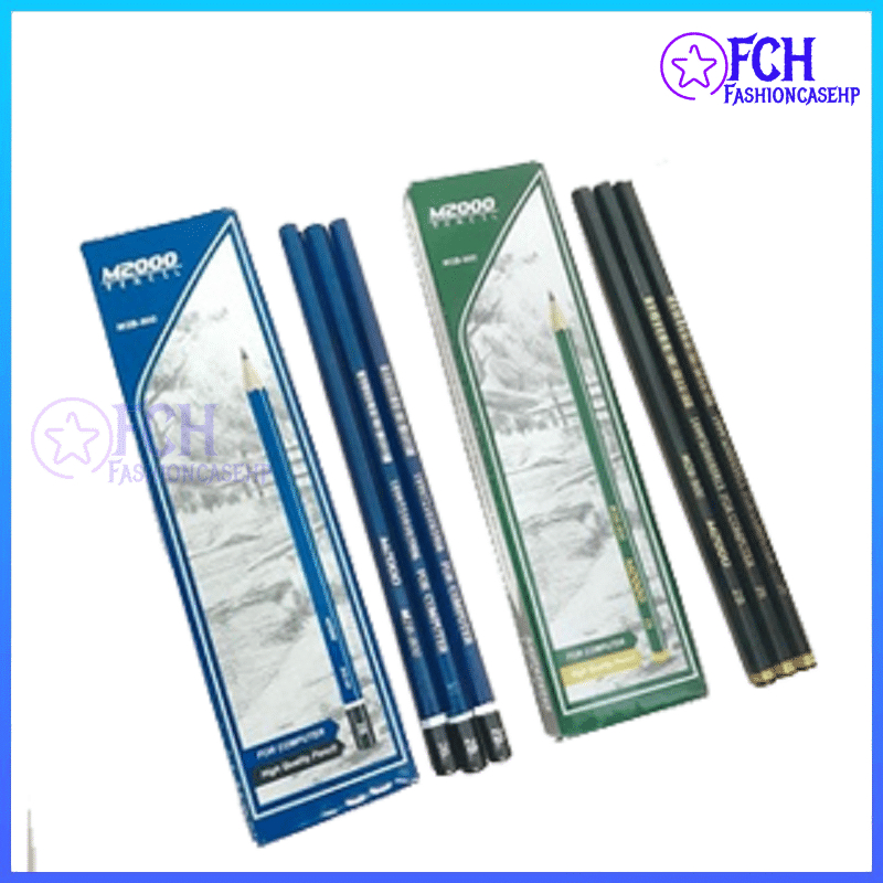 

FCH PAKET 5PCS Pensil 2B M2000 Computer Warna Isi 12pcs Murah