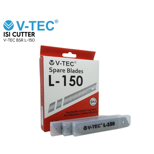 

Isi Pisau Cutter Cuter Besar Kecil V-Tec L 150 A 100 REFILL KATER