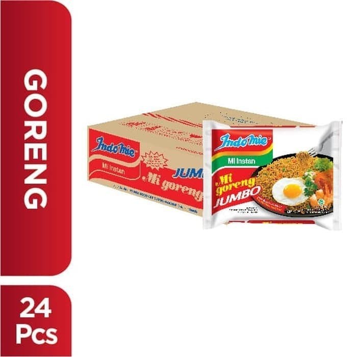 

Indomie JUMBO Goreng Spesial 1 Dus / Karton (24Pcs) - Mi Instan