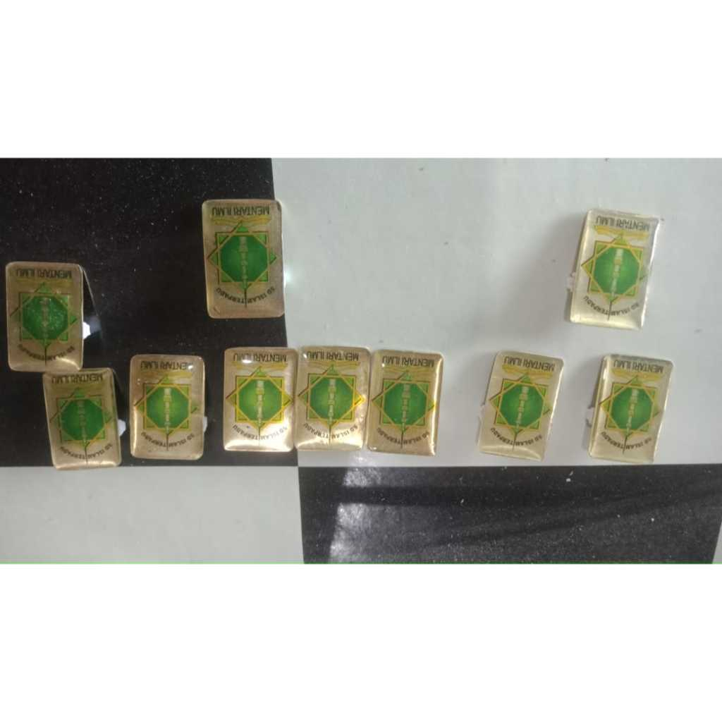 Pin Alumunium Lapis Resin I Pin Organisasi I Pin Sekolah I Pin Custom I Pin Bazzart