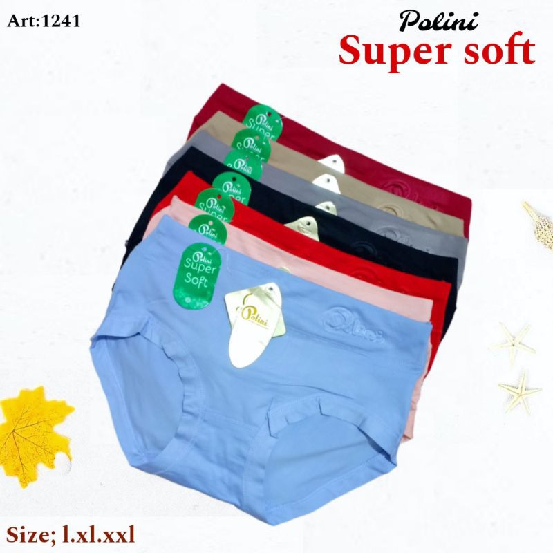 celana dalam wanita polini 1241 super soft cotton / CD perempuan polini