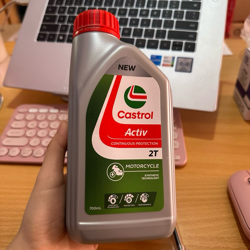 OLI CASTROL ACTIV 2T 0.7L kemasan baru