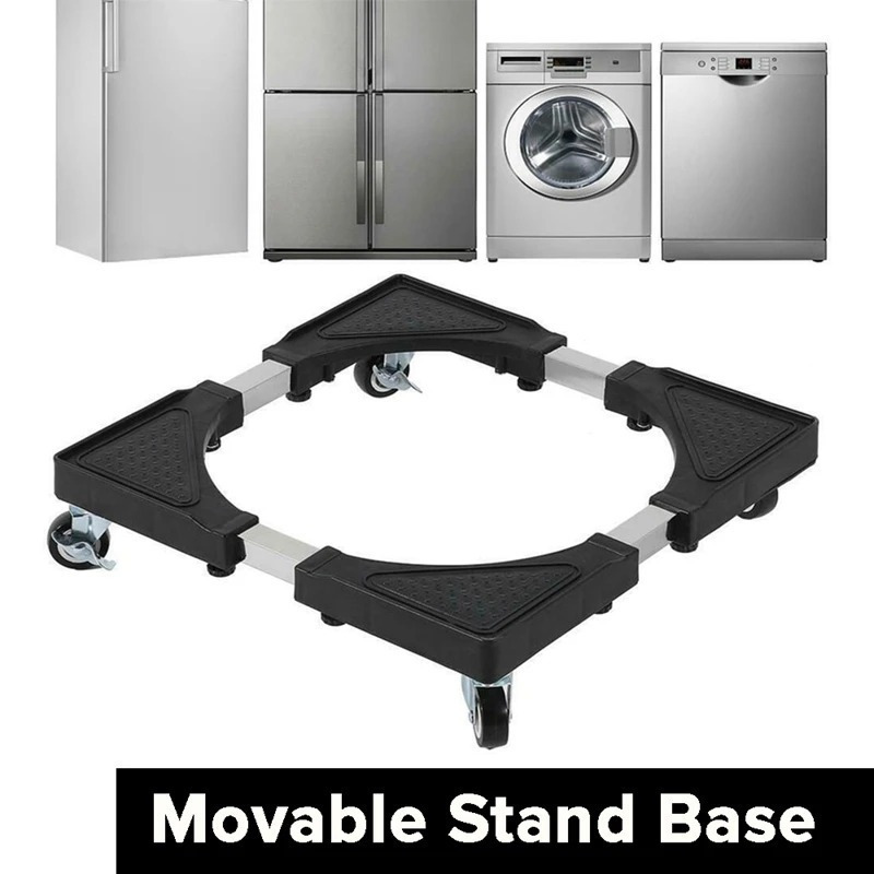 Roda Kulkas Dudukan Kulkas 2 Pintu / Kaki Kulkas Alas Kulkas Roda Kaki Multingsi