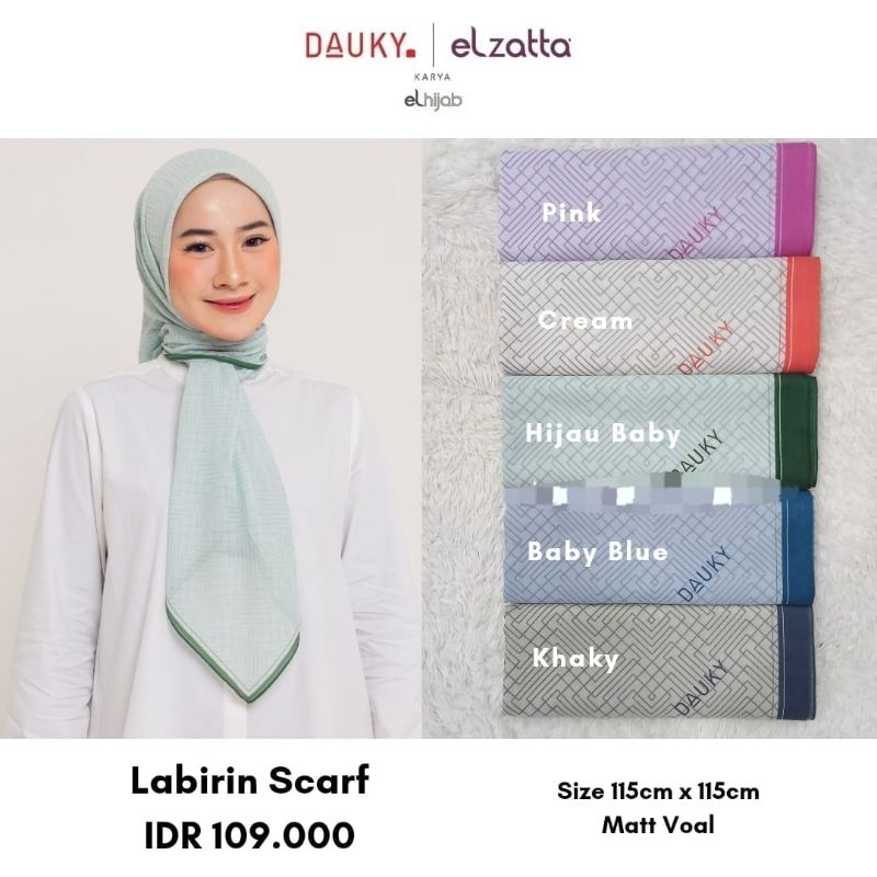 Scarf Motif - Labirin Scarf by Dauky