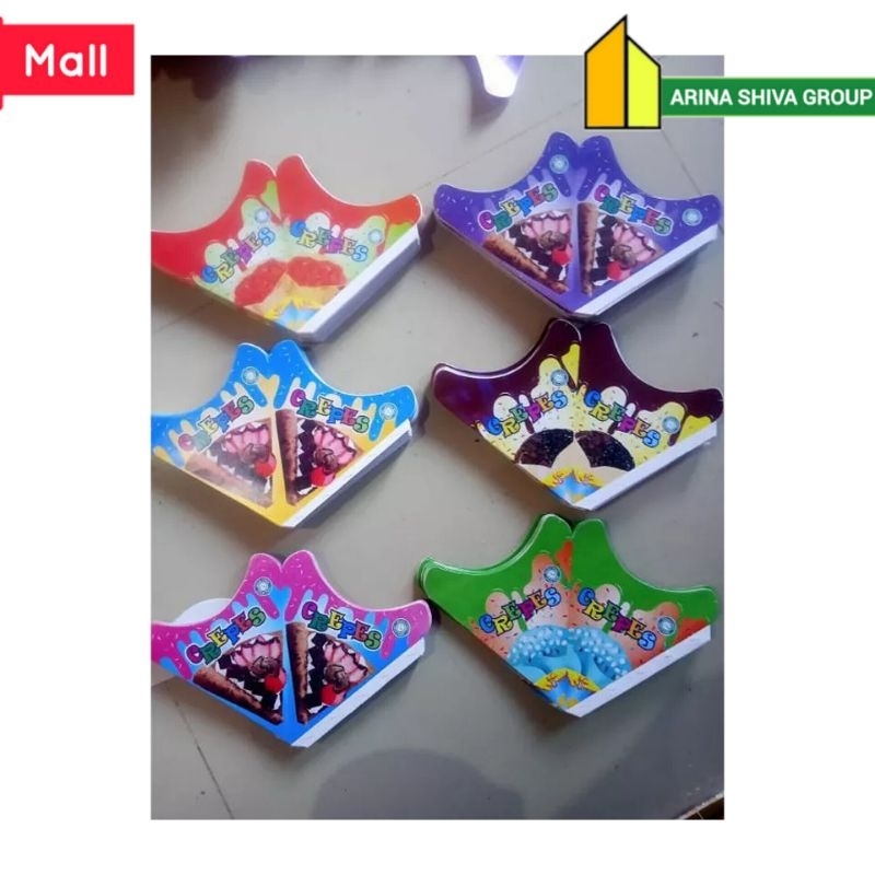 

300 LEMBAR KEMASAN CREPES LIPAT BAHAN DUPLEK PUTIH SUPER QUALITY | KERTAS LEKER KREPES CRISPY HIGH QUALITY | BOX LEKKER WAFFLE CROFFLE MURAH PRODUK TERBARU | TOKO KEMASAN ONLINE | TOKO ANEKA KEMASAN OFFICIAL | SHIVACORP 1977