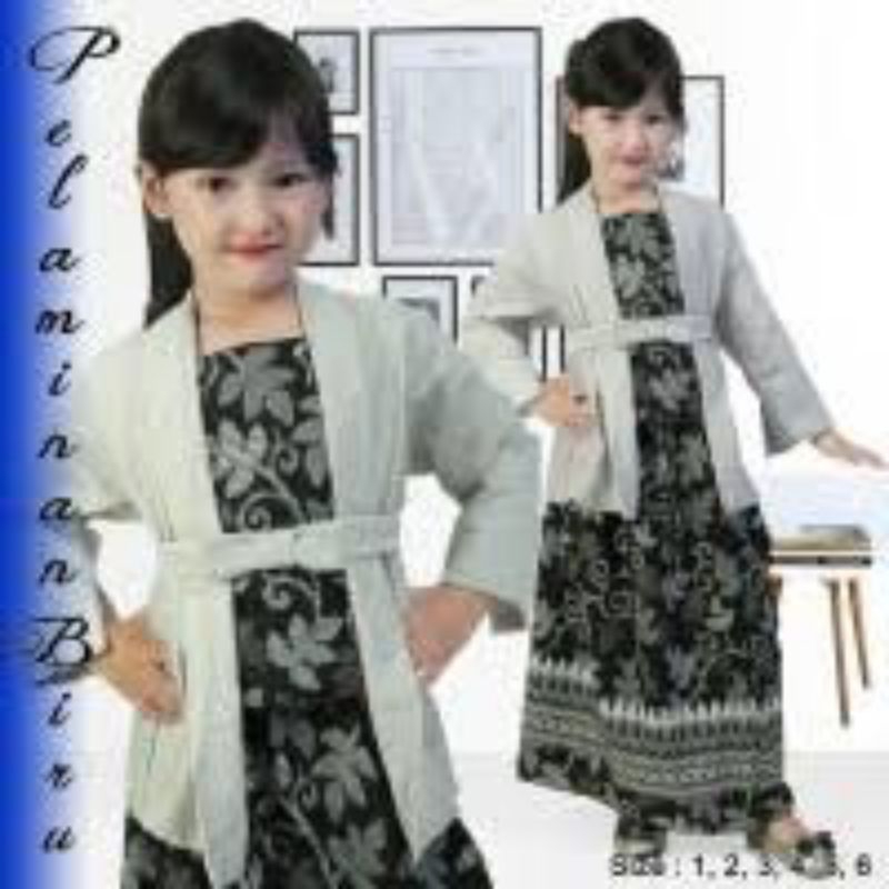 kebaya anak perempuan umur 2-7 tahun set kebaya set kebaya anak kebaya anak modern setelan kebaya an