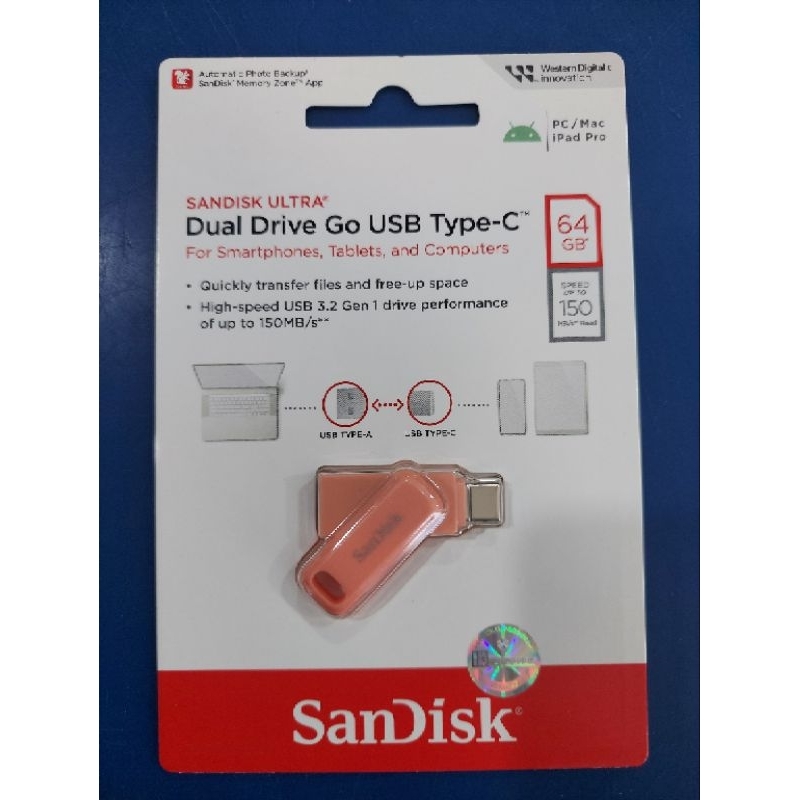 FLASHDISK SANDISK 64GB OTG TYPE-C