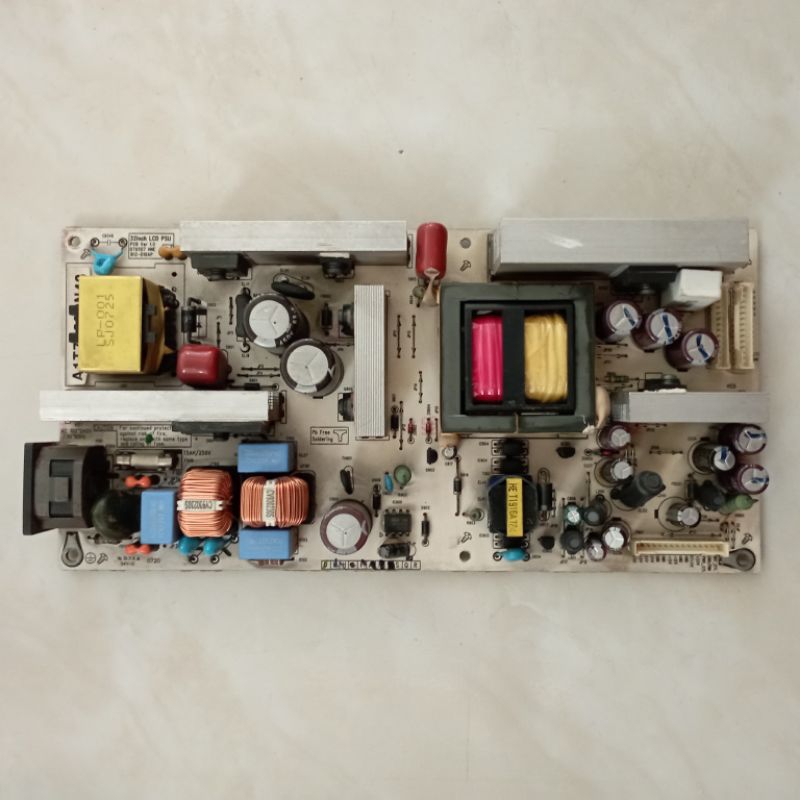 PSU POWER SUPPLY REGURATOR MESIN TV POLYTRON PLM3218T/PLM 3218T PSU POLYTRON 32