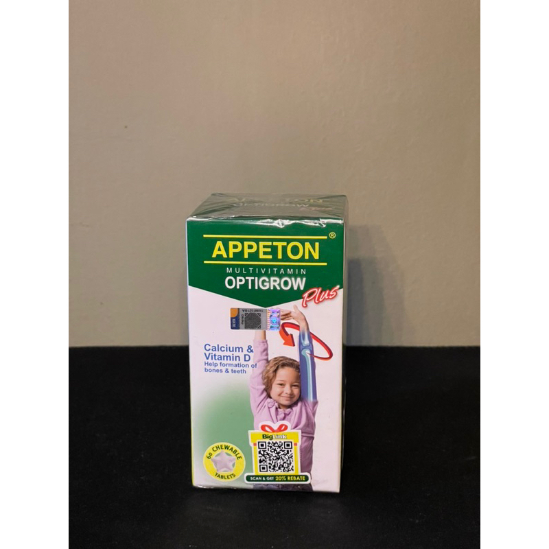 Appeton Multivitamin Optigrow kids Vitamin Kalsium Anak