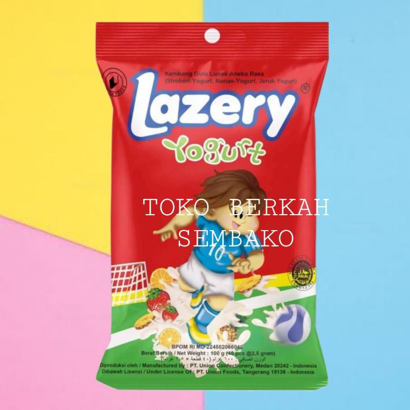 

Permen LAZERY Yogurt 100gr (isi40pcs) -1 BUNGKUS