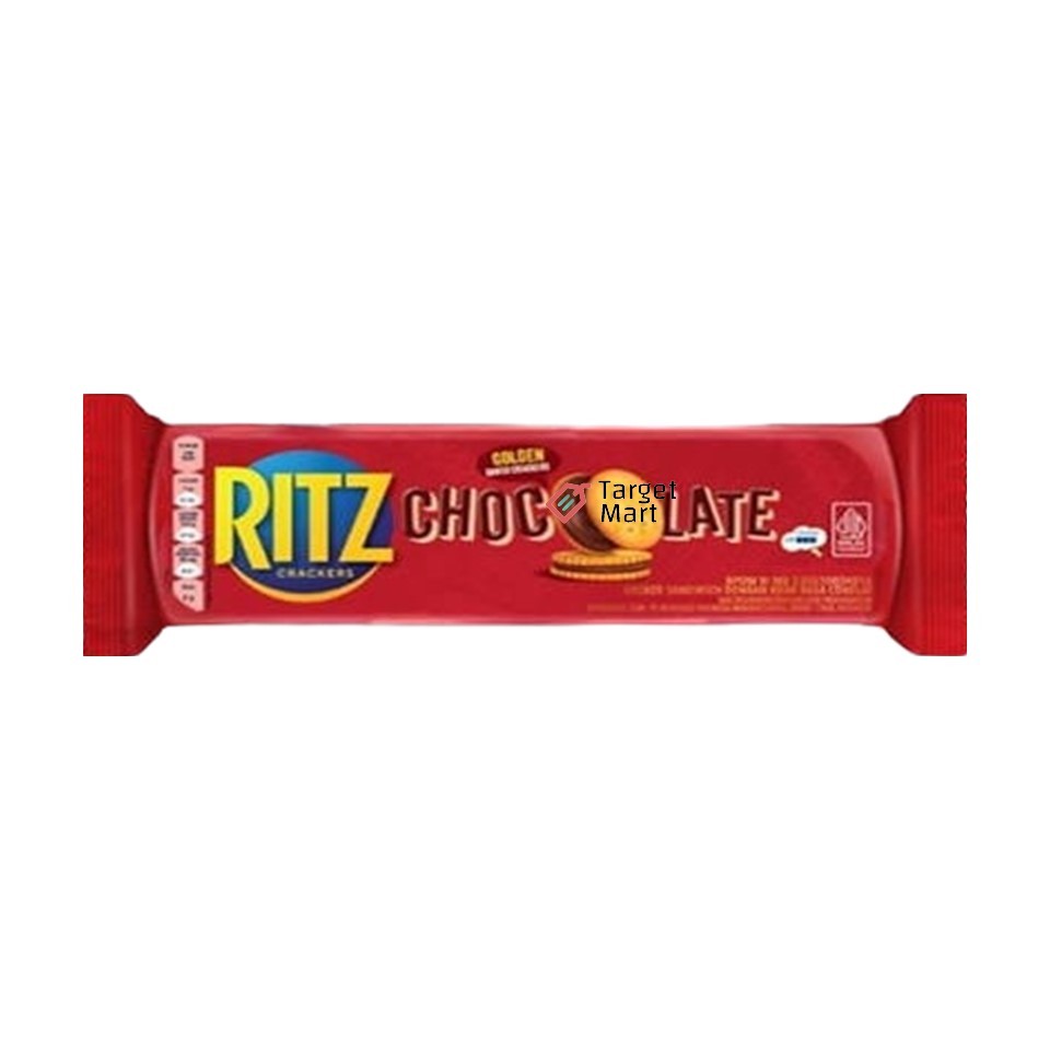 

Ritz Crackers Chocolate Biskuit Sandwich dengan Krim Rasa Cokelat