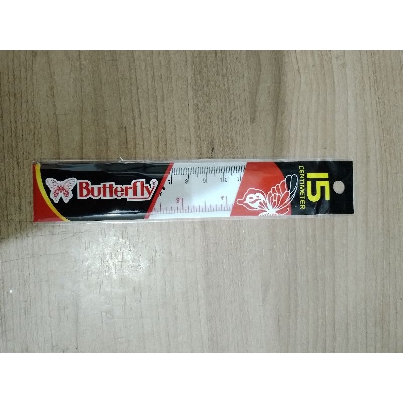 

Penggaris Plastik 15cm Butterfly