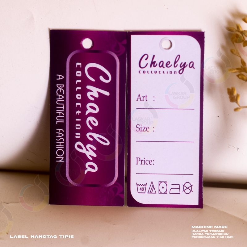 

hangtag tipis 310gsm/ hangtag baju/ hangtag celana/ hangtag fashion