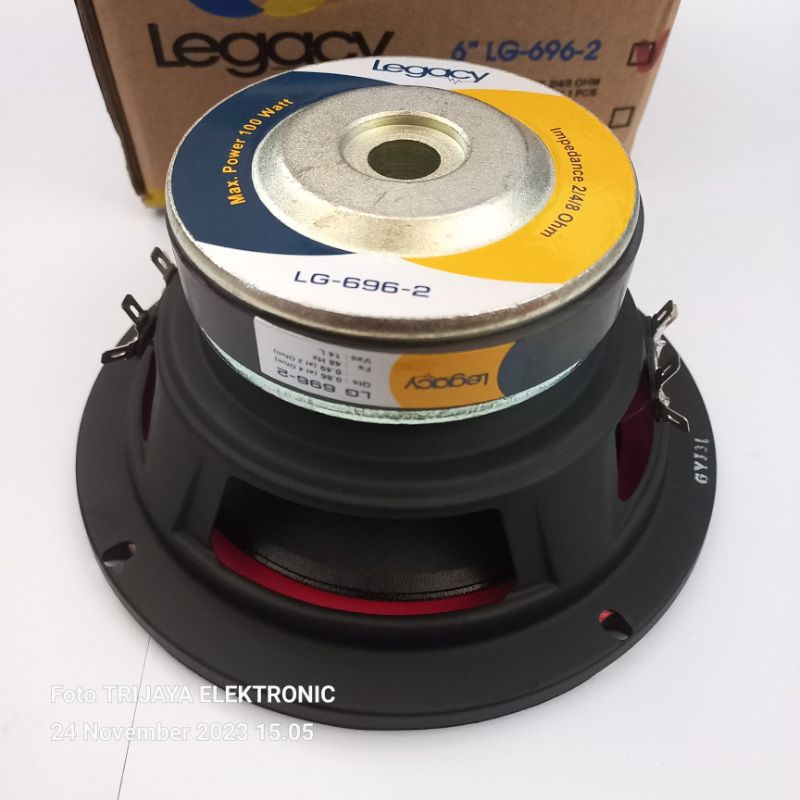 Speaker Subwoofer 6 inch Legacy LG 696-2 Double Coil