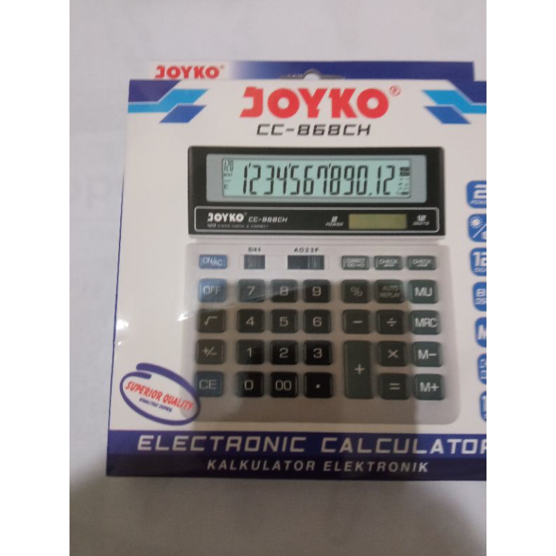 

kalkulator joyko 868 12 digit