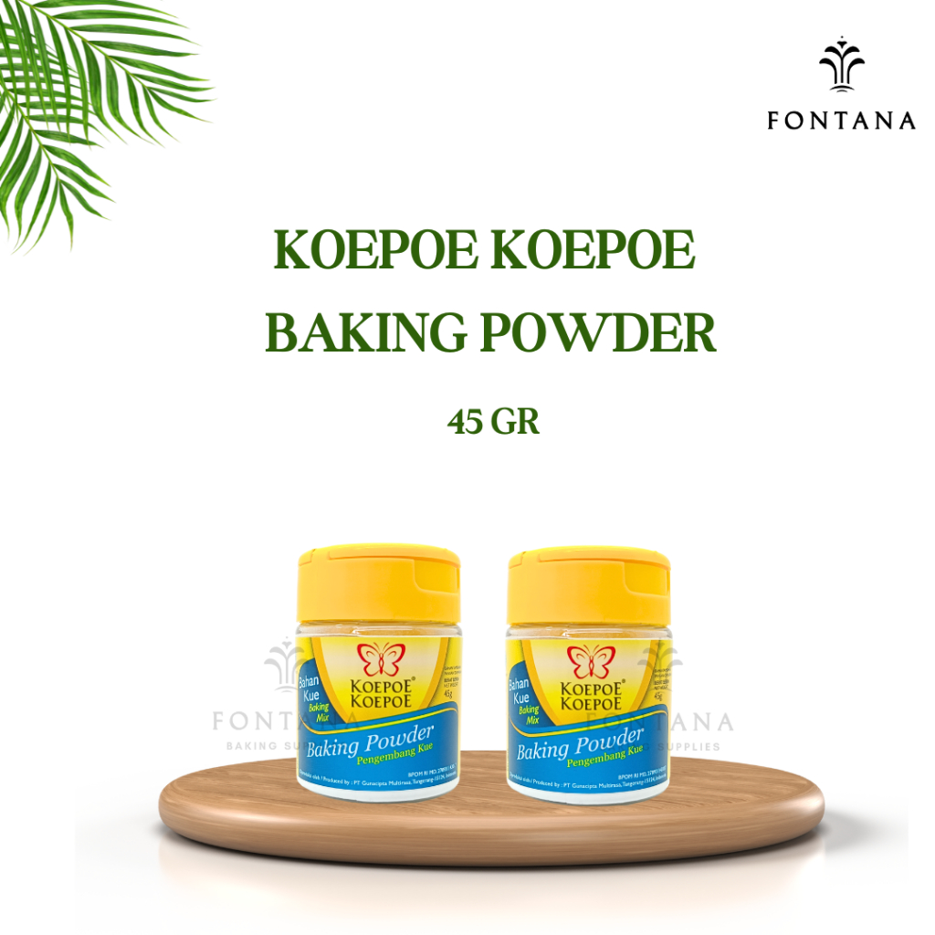 

KOEPOE KOEPOE BAKING POWDER 45 GR / BAKING POWDER KUPU KUPU PENGEMBANG