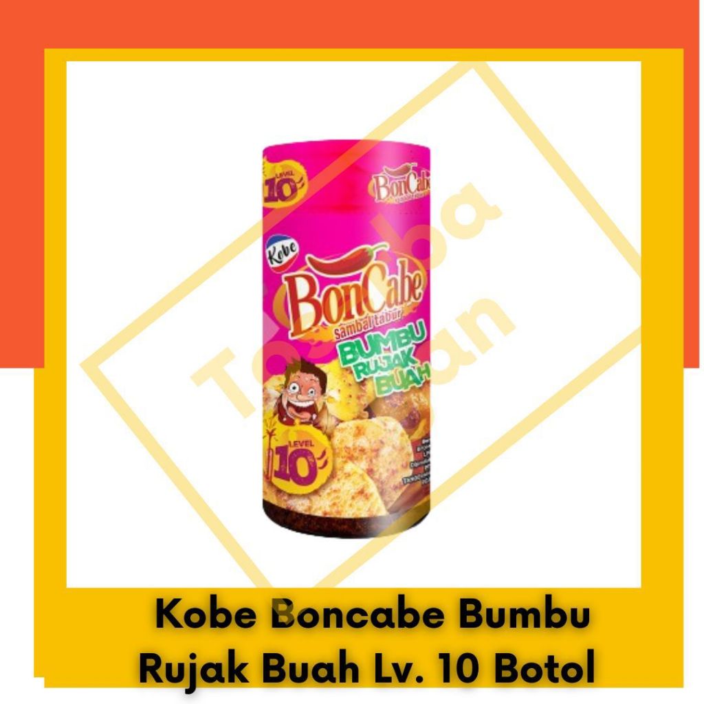 Kobe Boncabe Bumbu Rujak Buah Level 10 Botol @45g