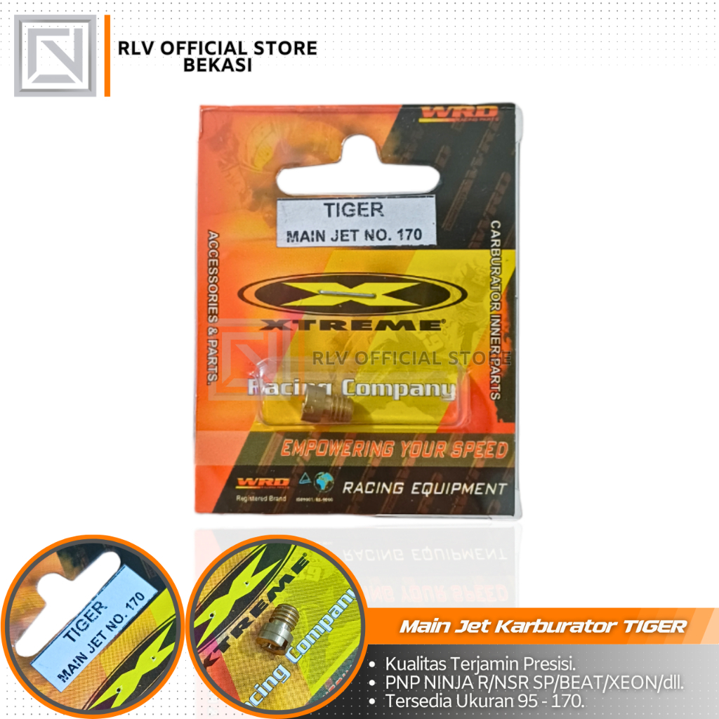 Main Jet Extreme NSR Sp Ninja 250 PWL PE 28 24 Xtreme KEIHIN Karburator PE Karbu Standar Tiger GL Me
