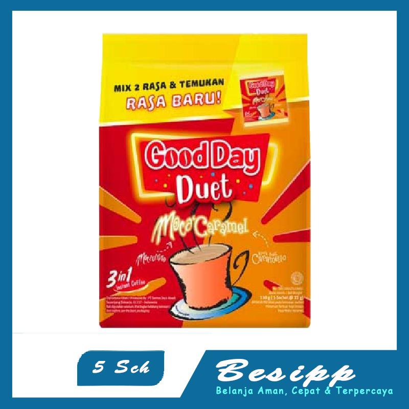 

Good day Duet Mocacaramel isi 5 Sachet