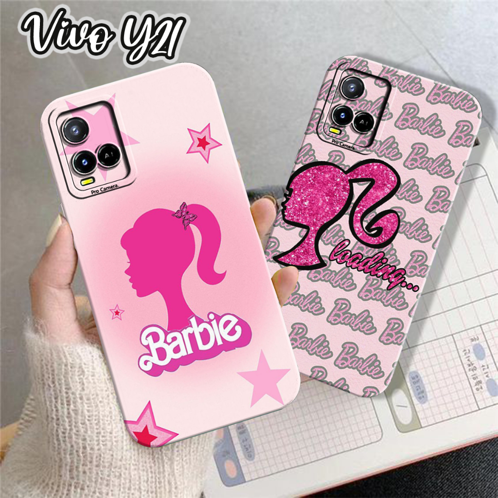 Softcase Prokamera VIVO Y21/Y21A/Y21S/Y33S/Y33T Motif Barbie Cute Cantik Kekinian Aesthetic Casing -