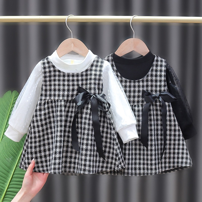 BIEBIE Baju Overall Kotak Anak Perempuan Import Terbaru