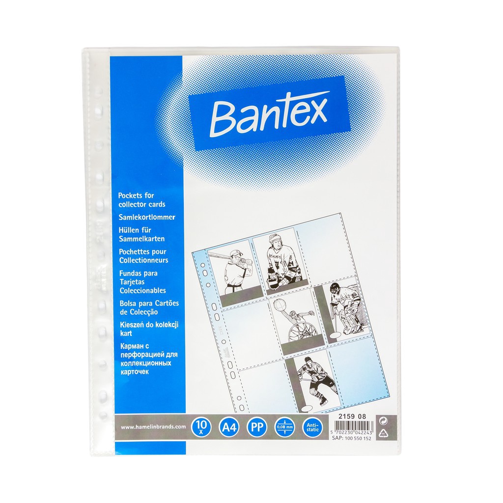 

Star Bantex Collector Pocket Sleeve PP (10 sheets) #2159 08 gas !!
