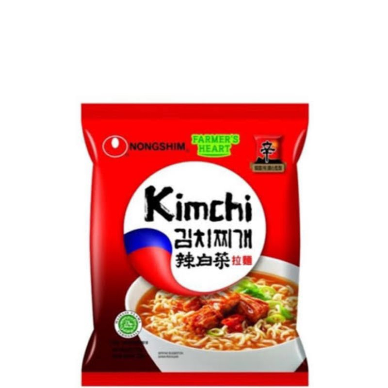 Mie Instan Korea Halal Nongshin Kimchi Ramyun 120g