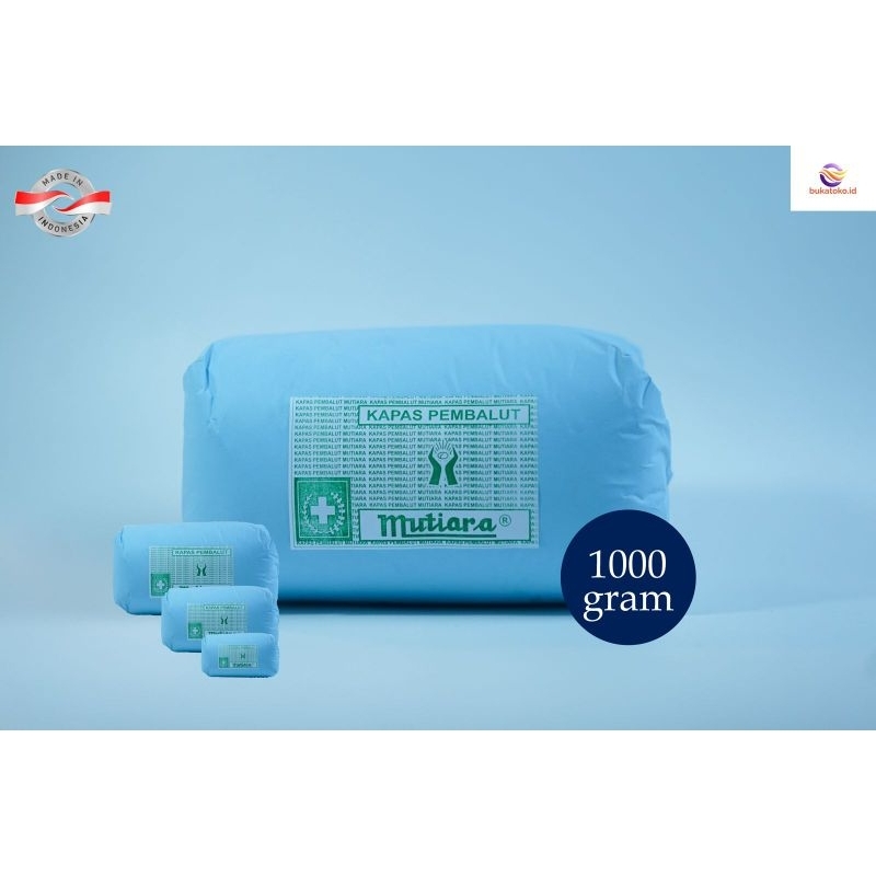 Kapas Pembalut 1000 Gram  Kapas Gulung 1 Kg Serbaguna