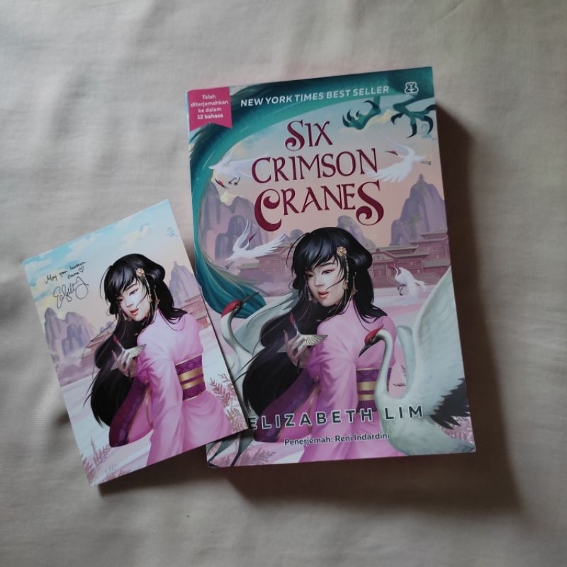 Preloved Six Crimson Cranes