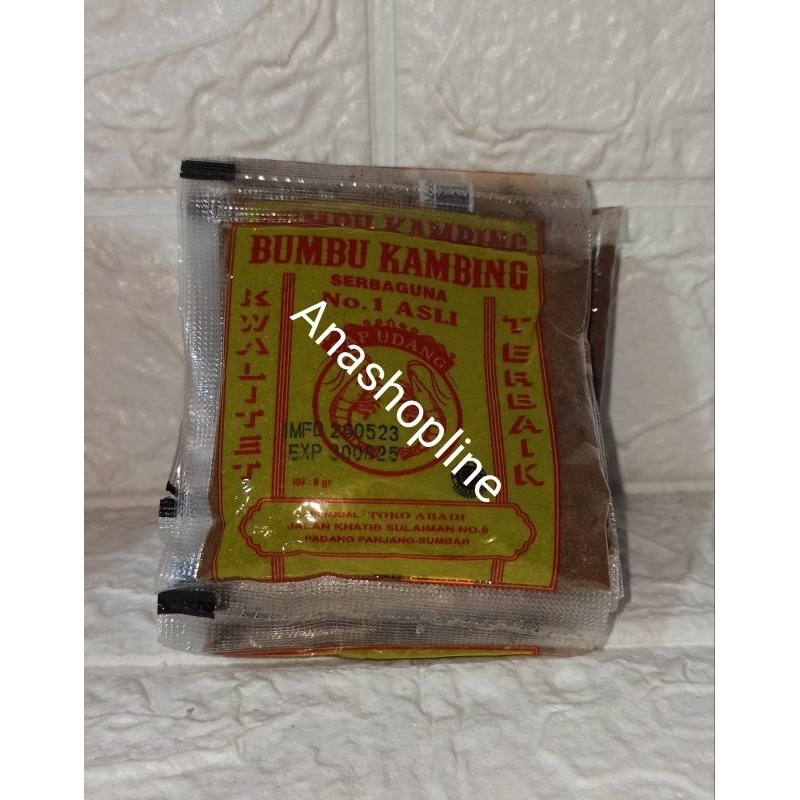 

Bumbu Kambing 2X8gr / seasoning / dapur / dried spices